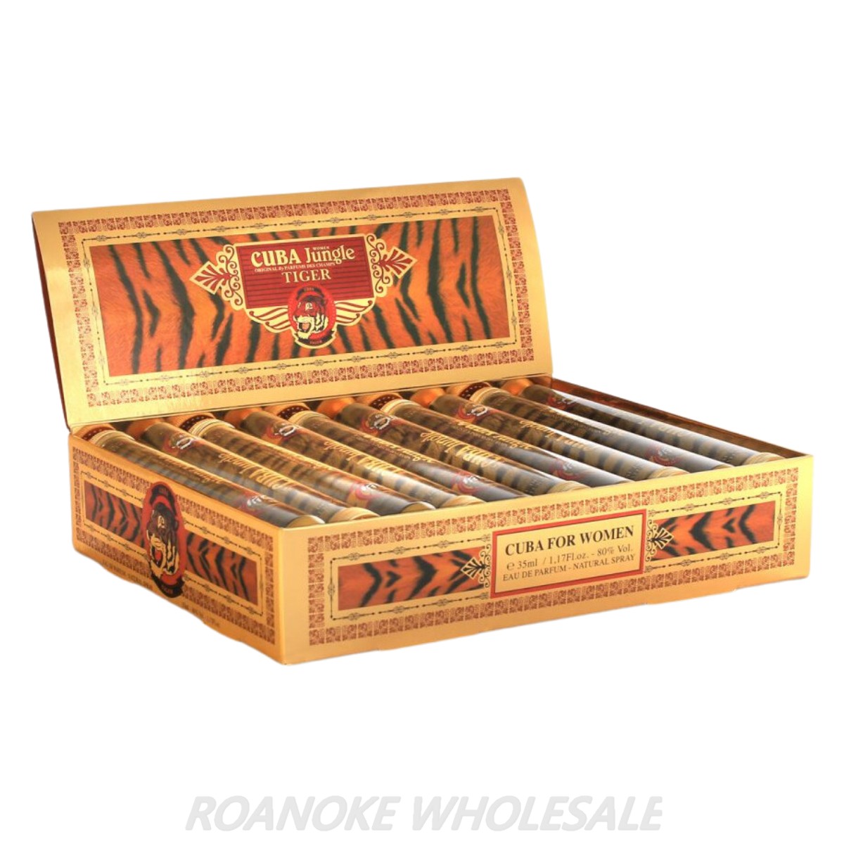 CUBA JUNGLE TIGER FOR WOMEN EAU DE PARFUM 35ML 20PCS - Image 2