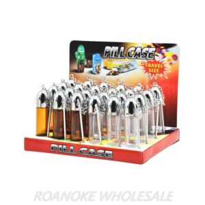 PILL CASE CONTAINER TRAVEL SIZE 24PCS