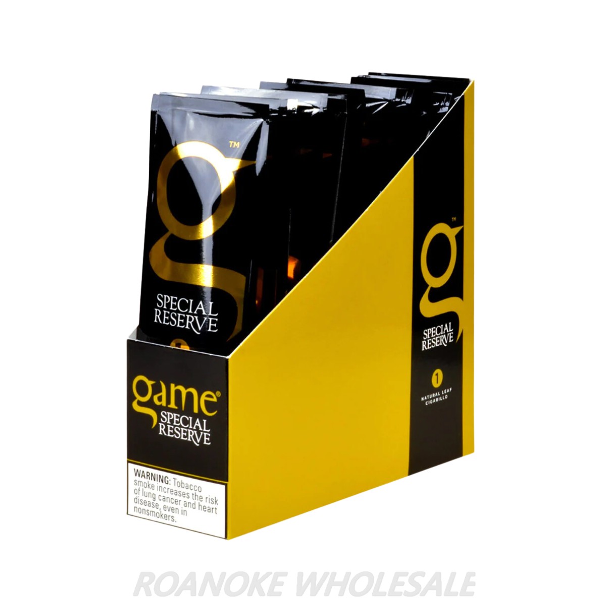 GAME SPECIAL RESERVE NATURAL LEAF CIGARILLO 15/1 PACKS