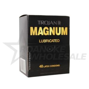 TROJAN MAGNUM LUBRICATED LATEX CONDOMS 48PCS