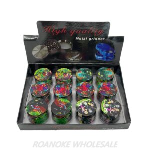HIGH QUALITY 40MM METAL GRINDER RICK & MORTY 12PCS.