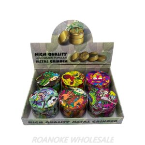 HIGH QUALITY 63MM METAL GRINDER RICK & MORTY 6PCS