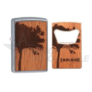ZIPPO LIGHTER - WOODCHUCK LTR AND BOTTLE OPENER ($42.95)