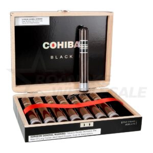 COHIBA BLACK ROBUSTO CRYSTAL 5.5X50 CIGARS 8PCS