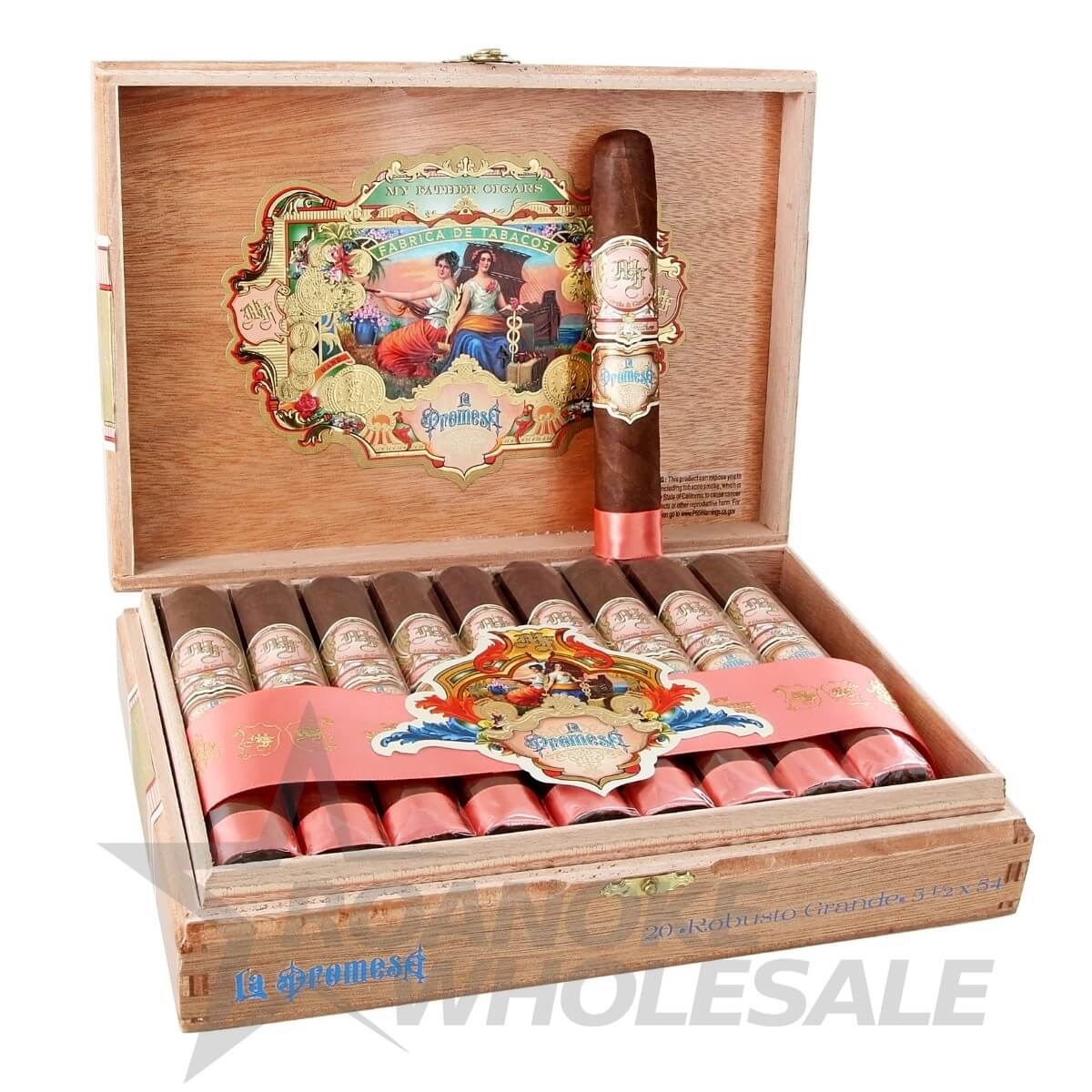 MY FATHER LA PROMESA ROBUSTO GRANDE 5.5X54 CIGARS 20PCS