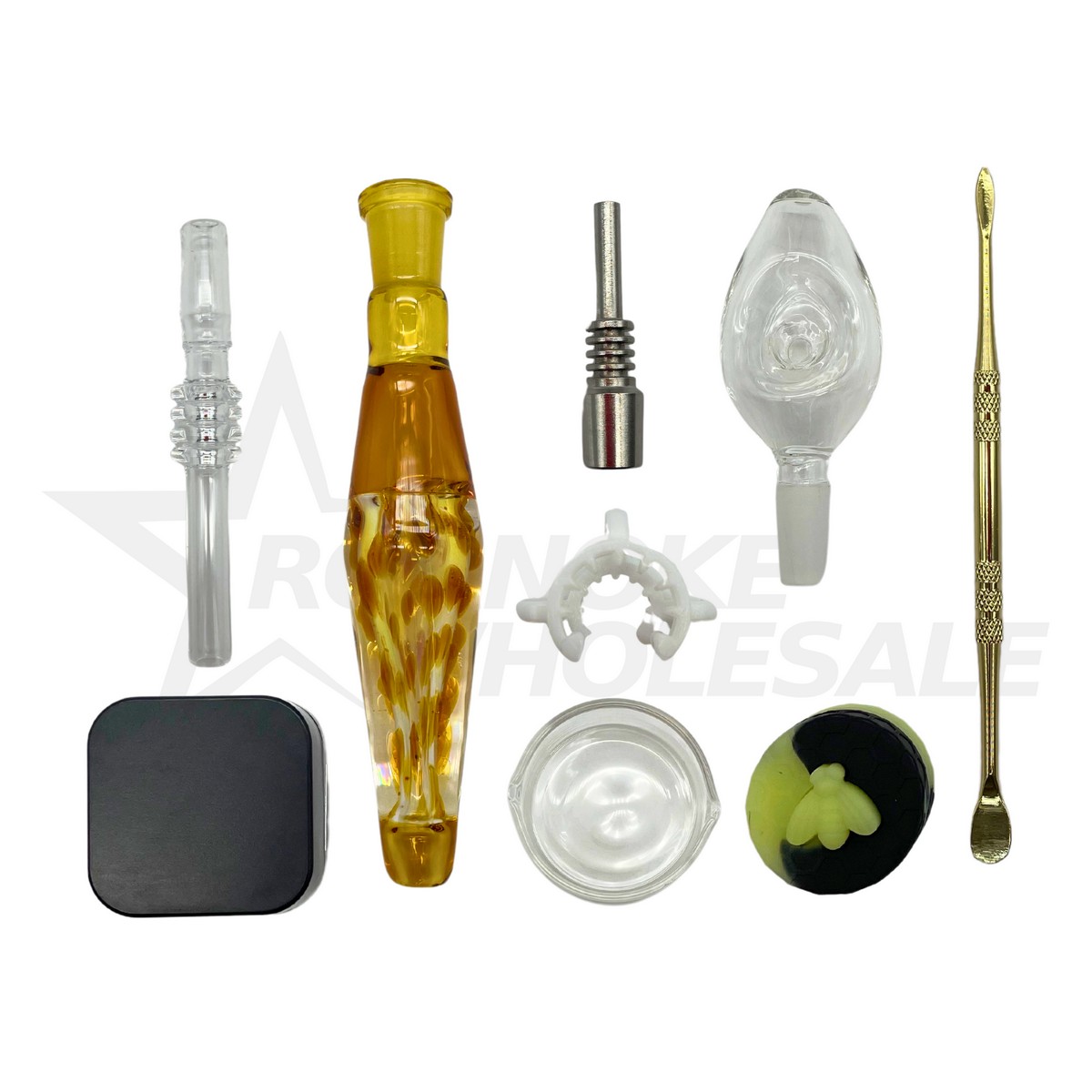 NC 2IN1 WAX & DRY SMOKER`S TRAVELING KIT 12ITEMS