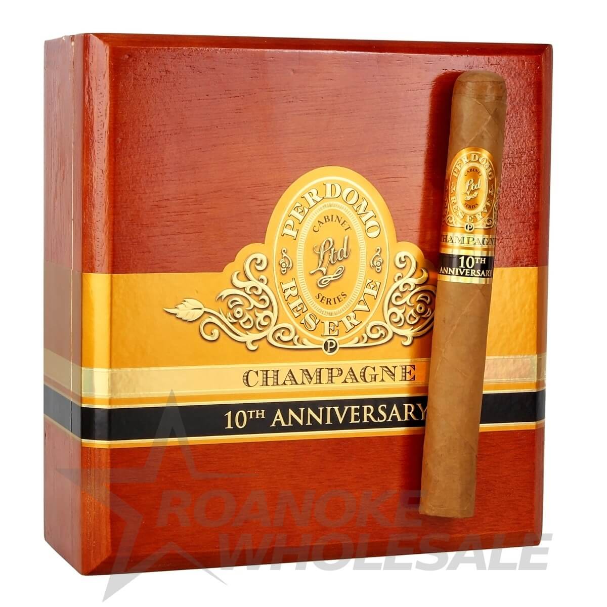 PERDOMO RESERVE 10TH ANNIVERSARY CHURCHILL CHAMPAGNE 7X54 CIGARS 25PCS - Image 3