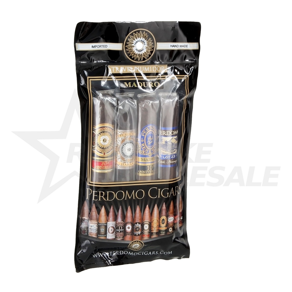 PERDOMO CIGARS TRAVEL HUMIDOR MADURO 5/4 PACKS