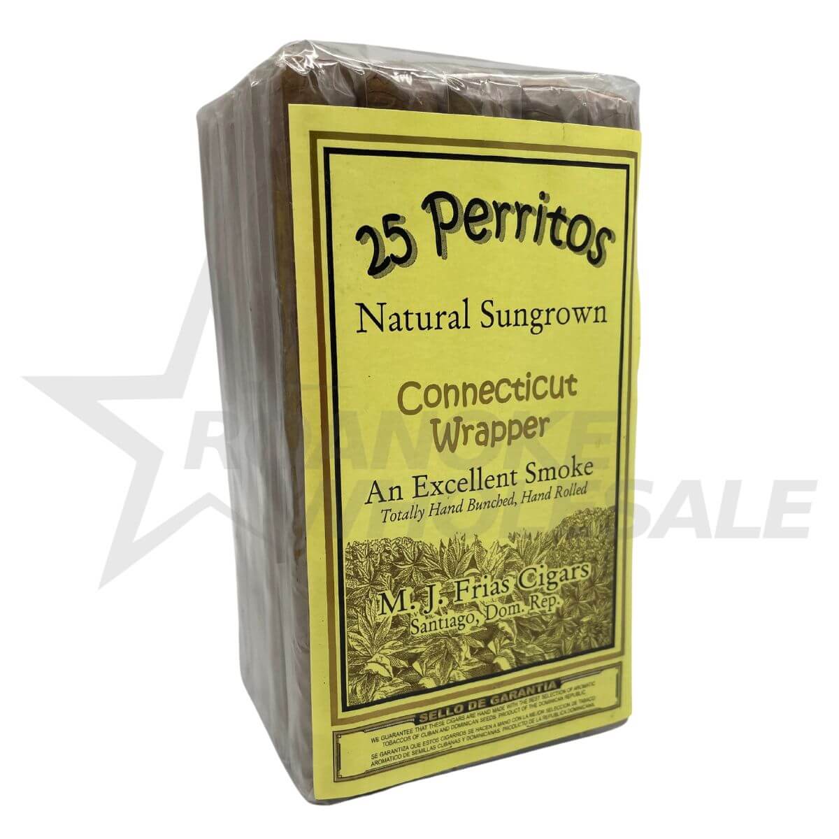 MJ FRIAS 25 PERRITOS CONNECTICUT WRAPPER CIGARS 5.5X40 25PCS