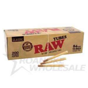 RAW TUBES 84MM (17MM TIPS) 200PCS