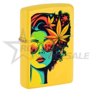 ZIPPO LIGHTER - CANNABIS WOMAN ($31.95)