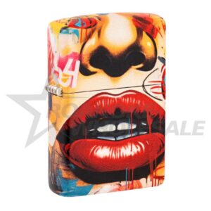 ZIPPO LIGHTER - STREET ART FACE ($43.95)