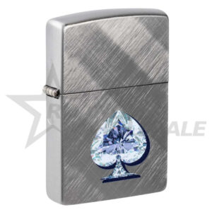 ZIPPO LIGHTER - ACE OF SPADES DIAMOND ($22.95)
