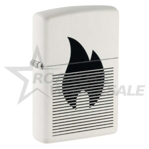 ZIPPO LIGHTER - LINED FLAME ($28.95)
