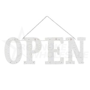 OPEN LED SIGN 10"X30"X1.2" WHITE