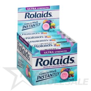 ROLAIDS ULTRA STRENGTH ANTACID (ASSORTED FRUIT) 12PCS