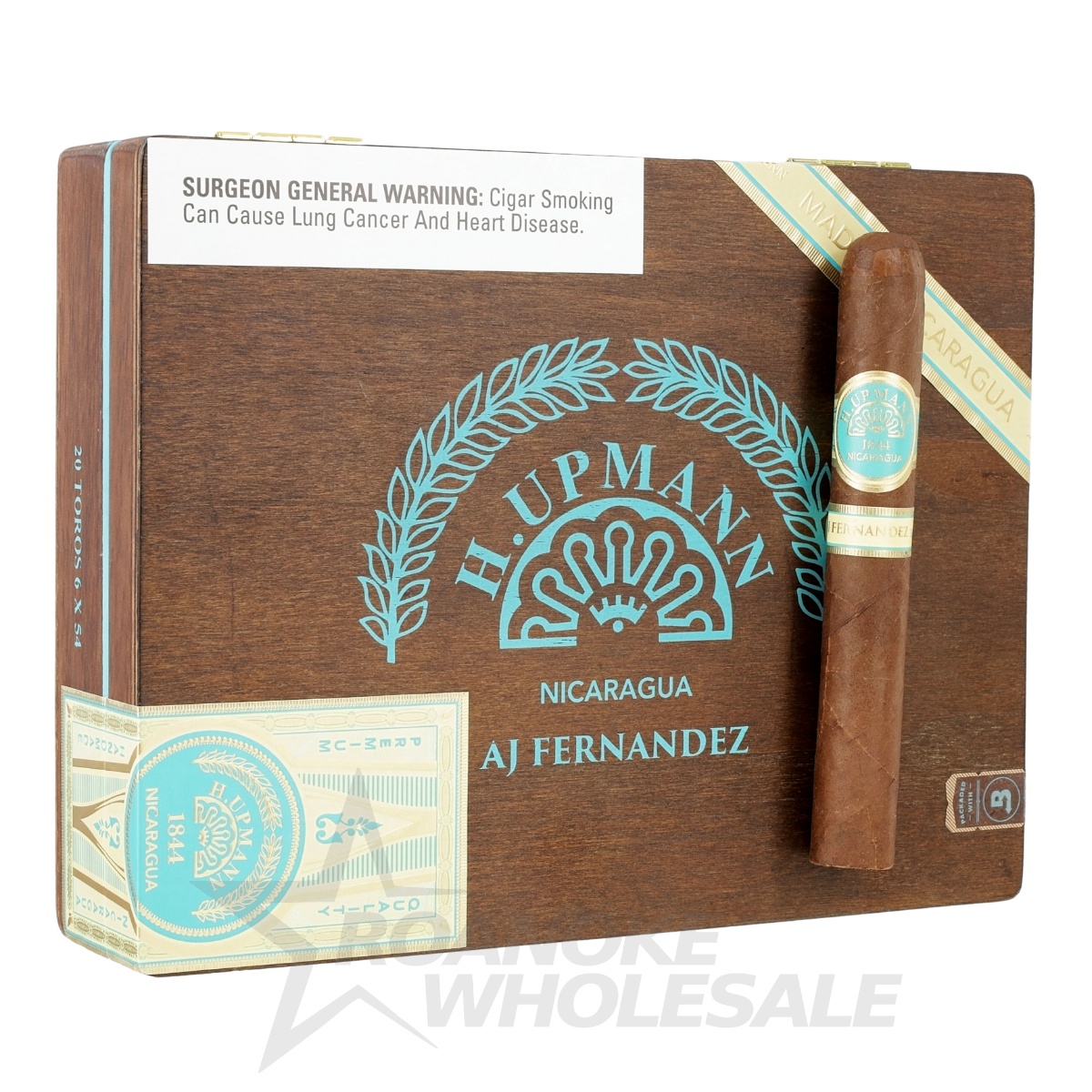 H. UPMANN BY AJ FERNANDEZ TORO CIGARS 6X54 20PCS - Image 2