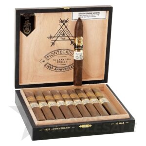 MONTECRISTO 1935 ANNIVERSARY 6&1/8 X 52 CIGARS 10PCS
