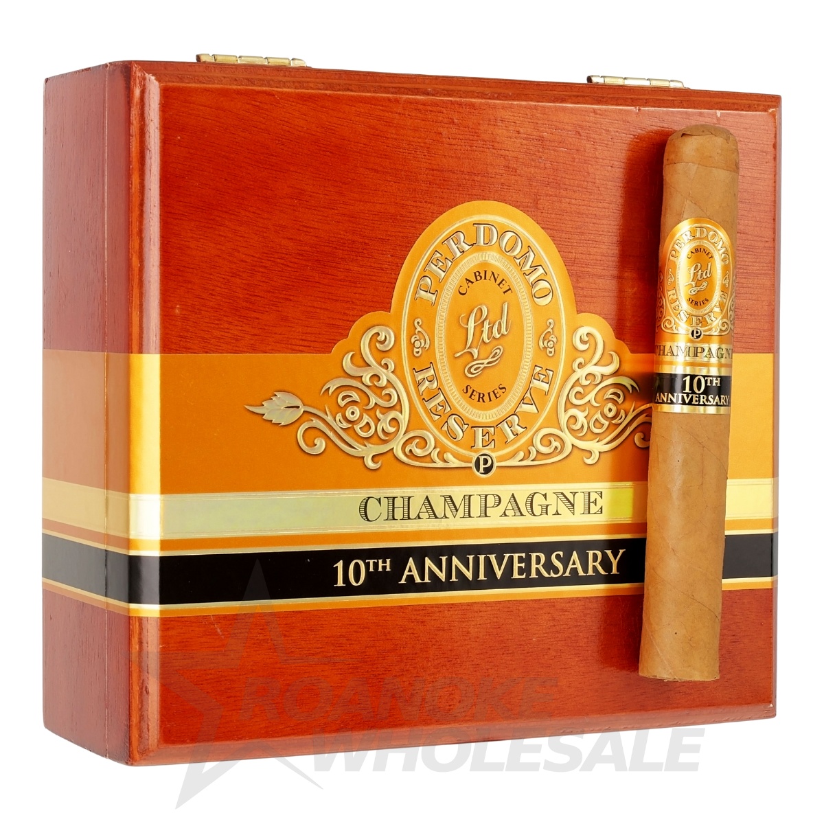 PERDOMO RESERVE 10TH ANNIVERSARY EPICURE CHAMPAGNE CIGARS 6X54 25PCS - Image 2