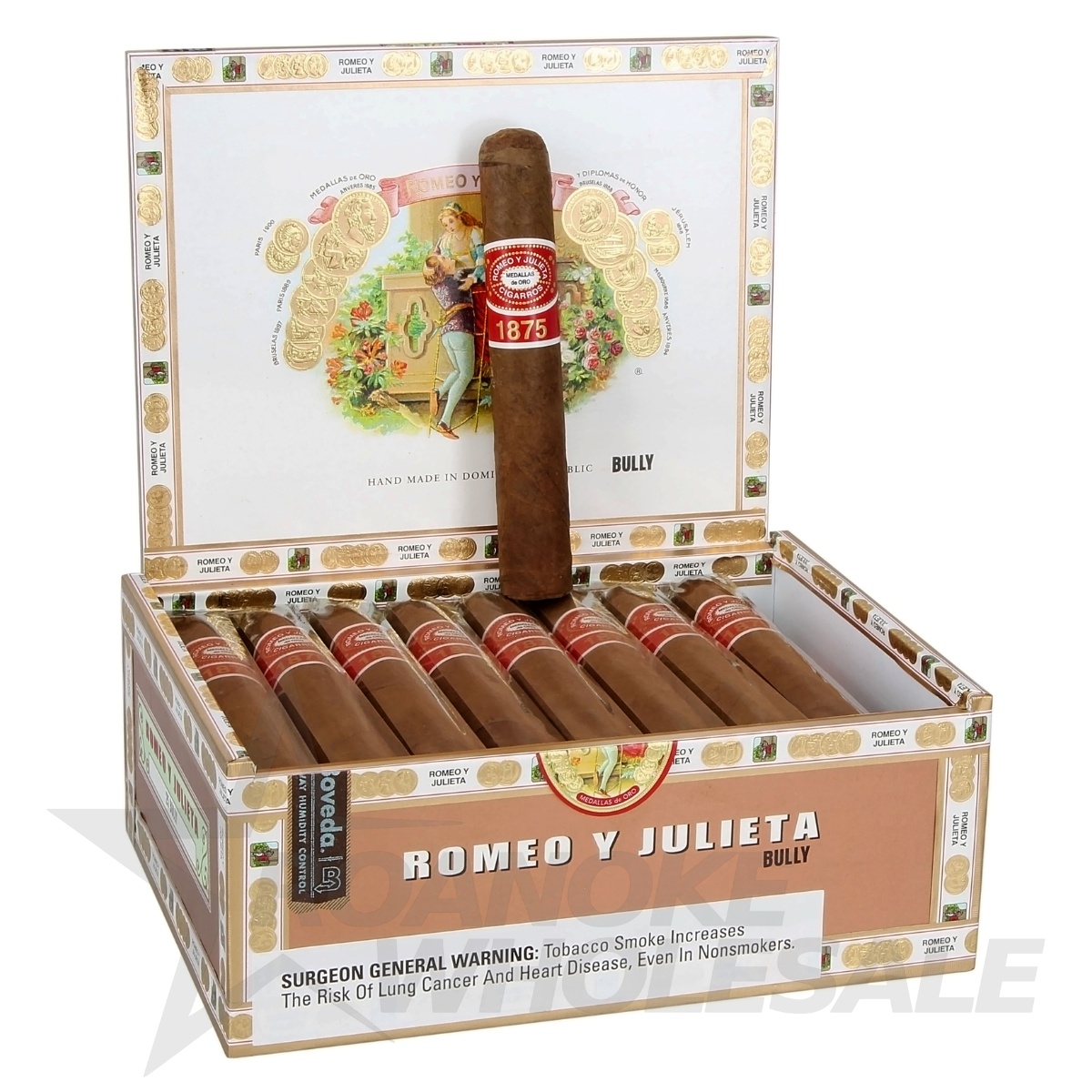 ROMEO Y JULIETA 1875 BULLY CIGARS 5X50 25PCS
