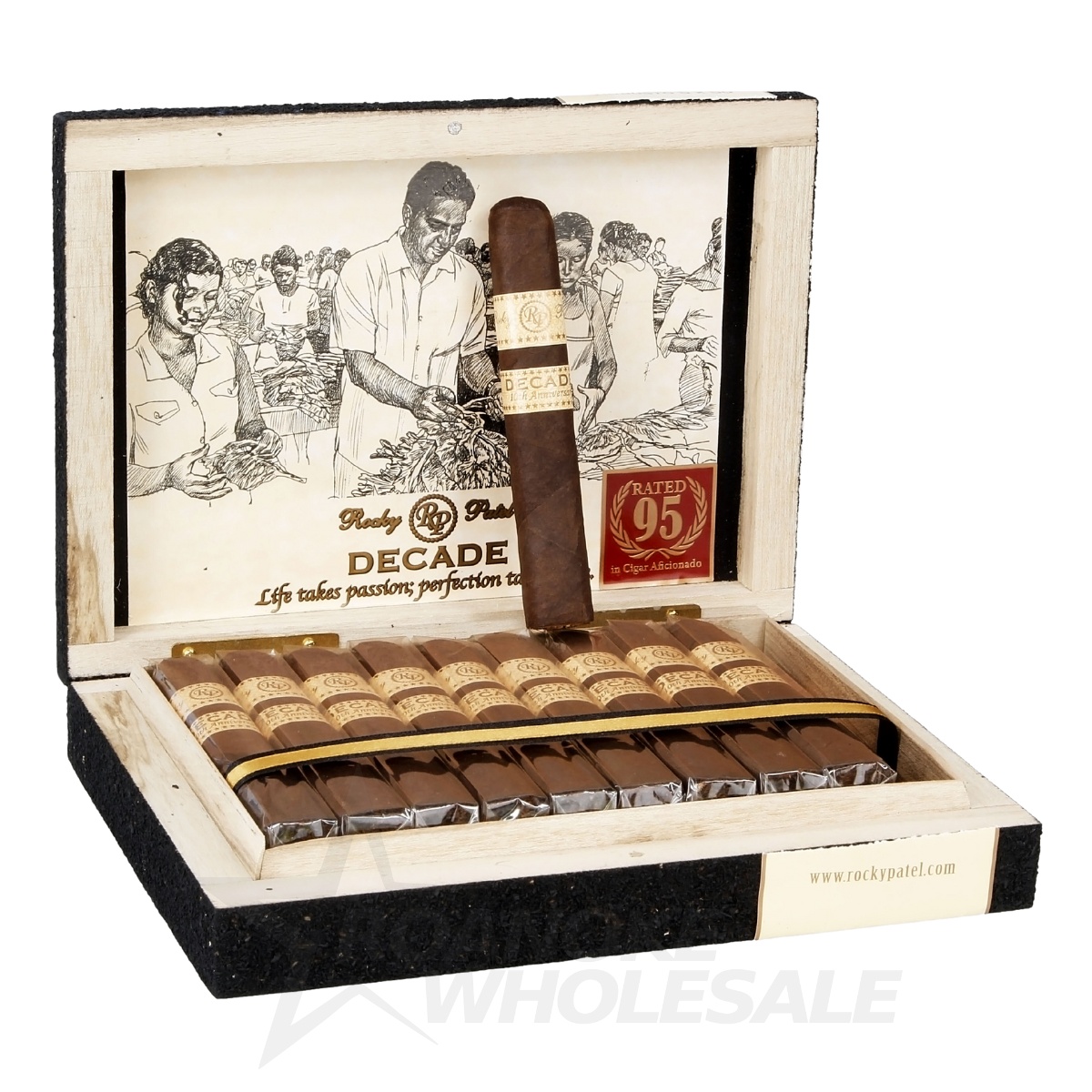 ROCKY PATEL DECADE ROBUSTO CIGARS 5X50 20PCS