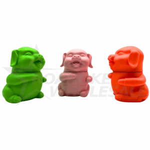 PIG MIXED COLORS 63MM GRINDER 6PCS