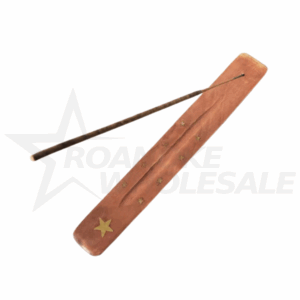WOODEN INCENSE HOLDER MIX DESIGNS 12PCS
