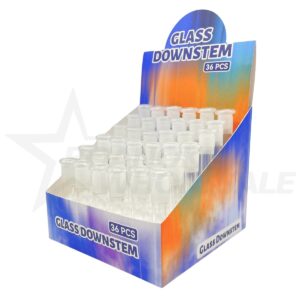 GLASS DOWNSTEM VARIETY DISPLAY 36PCS [NO SHIPPING]