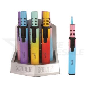 SCORCH TORCH - SINGLE FLAME PENCIL OMBRE TORCH 9PCS (61803) [NO SHIPPING]
