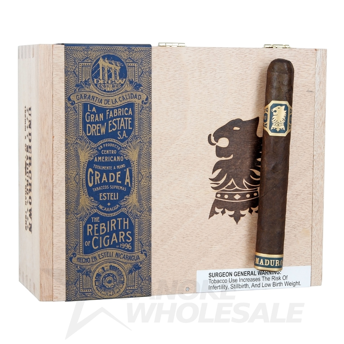 LIGA UNDERCROWN MADURO GRAN TORO CIGARS 152MMX52 25PCS - Image 2