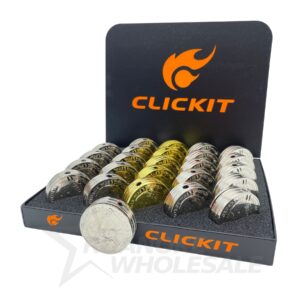 CLICKIT COIN LIGHTER 25PCS