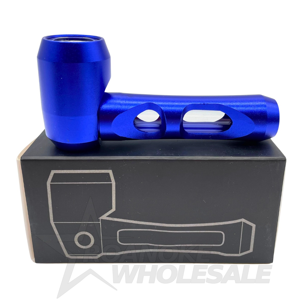 PREMIUM ALUMINUM & GLASS HAND PIPE 4" - Image 5