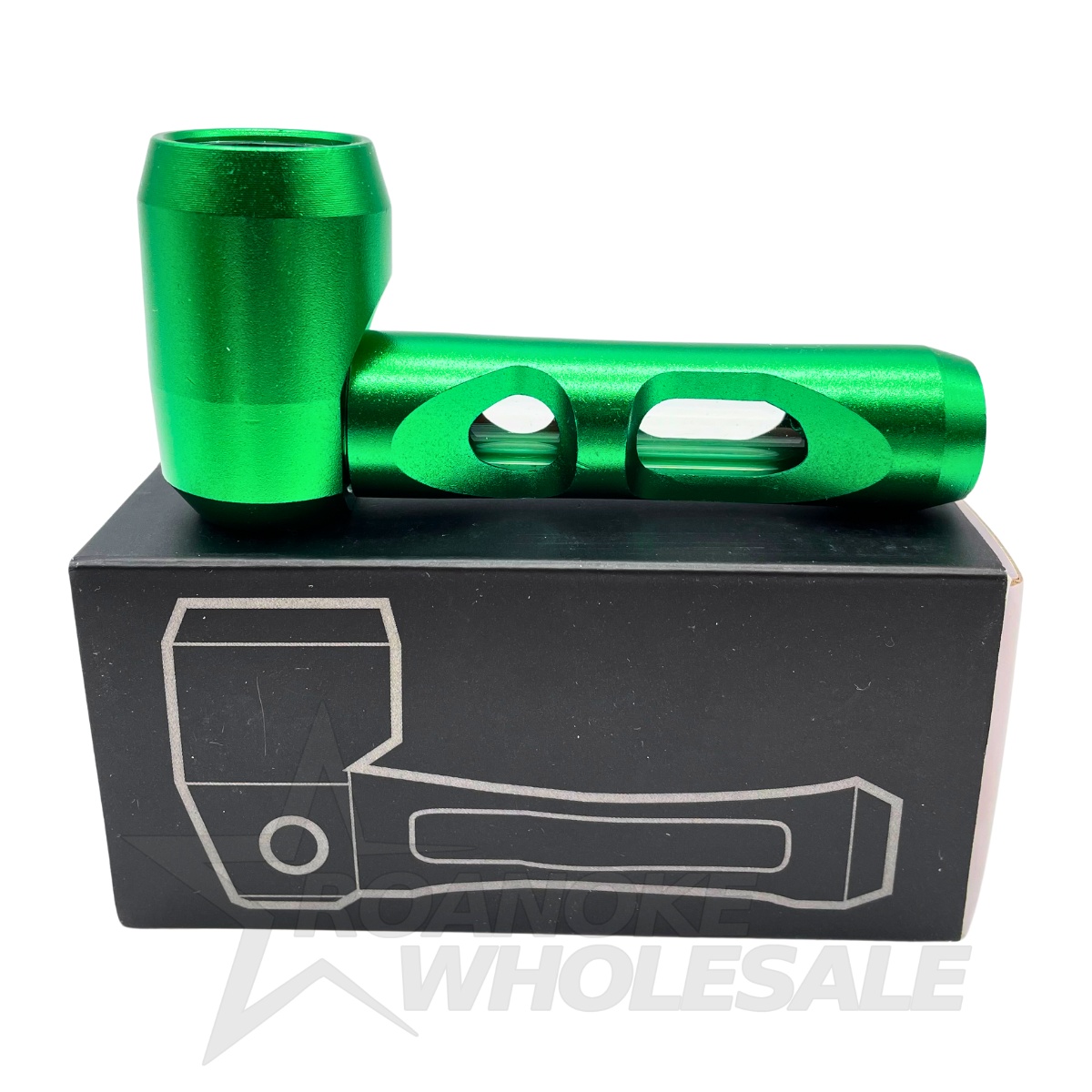 PREMIUM ALUMINUM & GLASS HAND PIPE 4" - Image 6