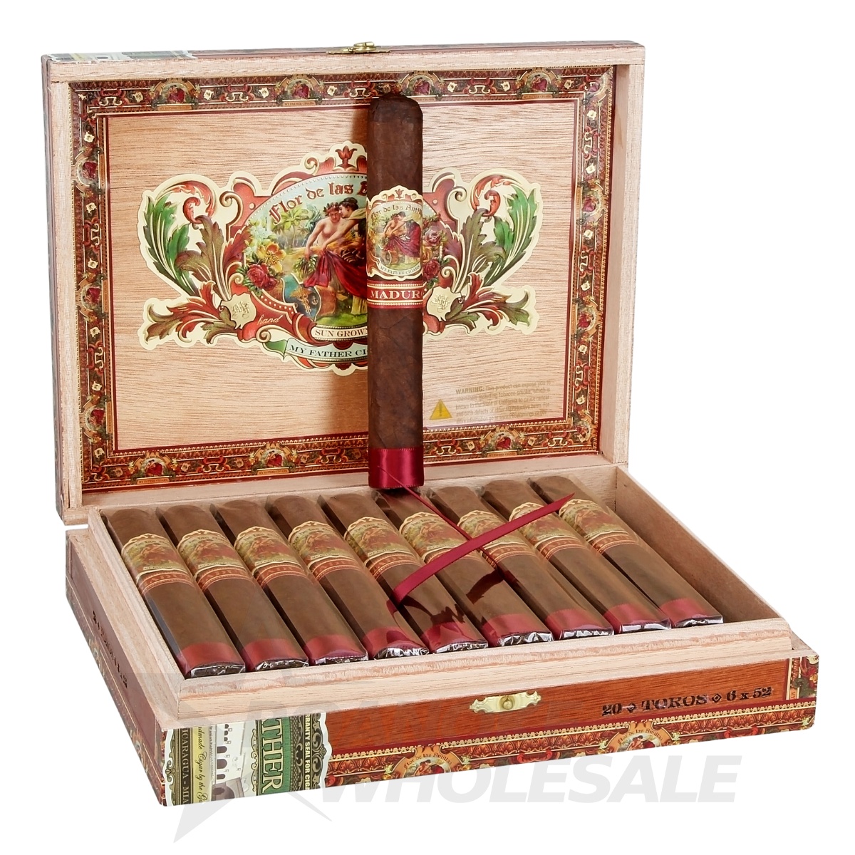 MY FATHER CIGARS FLOR DE LAS ANTILLAS MADURO TORO 6X52 20PCS