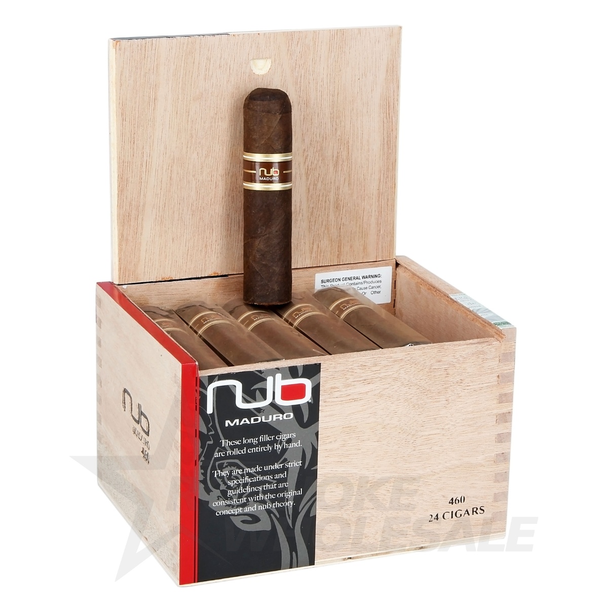 NUB MADURO 460 CIGARS 4X60 24PCS