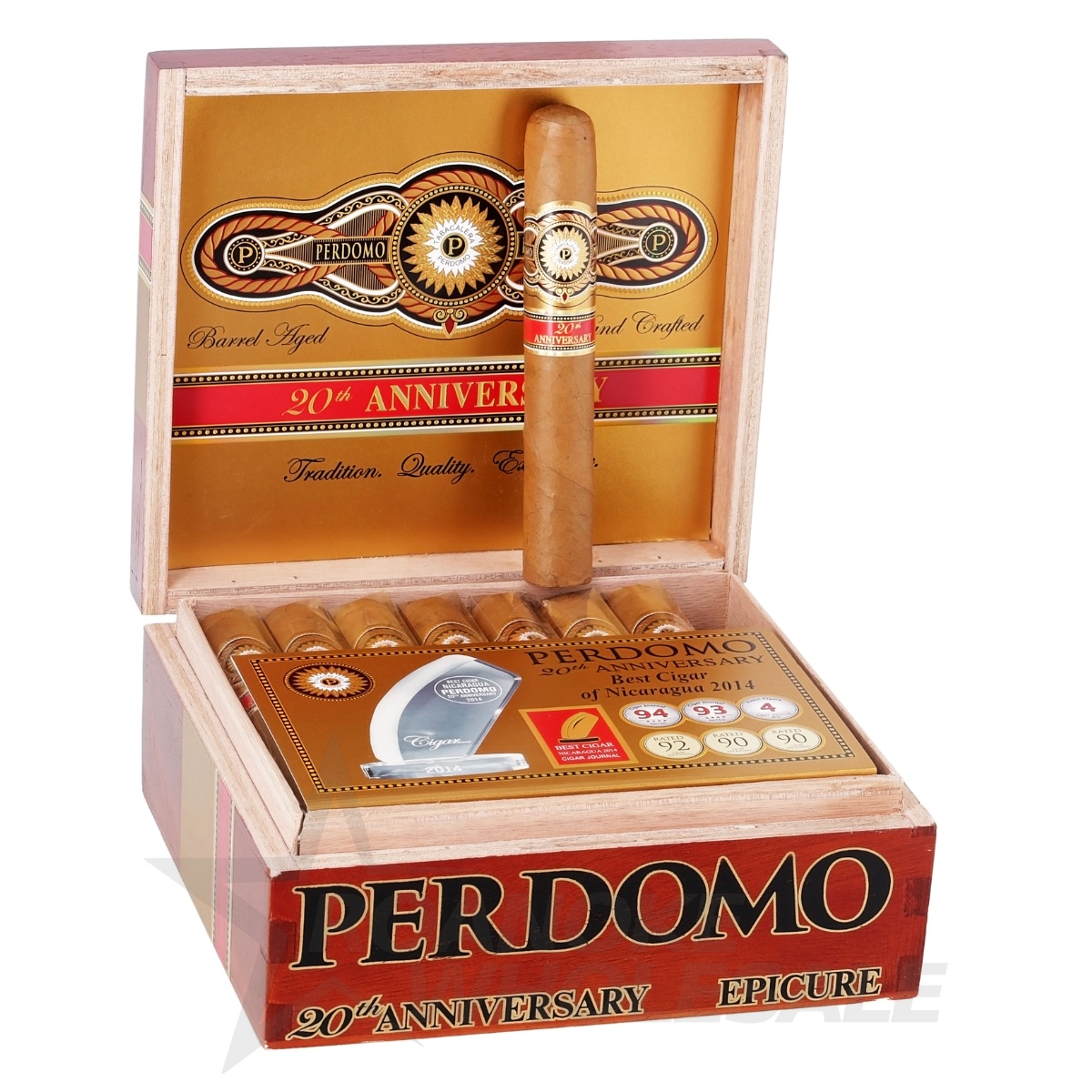 PERDOMO 20TH ANNIVERSARY CONNECTICUT EPICURE CIGARS 6X56 24PCS