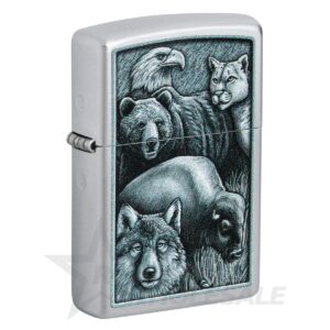 ZIPPO LIGHTER - FIERCE ANIMALS ($26.95)