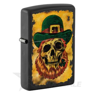 ZIPPO LIGHTER - LEPRECHAN SKULL ($31.95)
