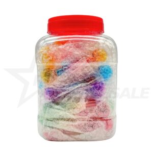 OIL BURNER 4" JAR RAINBOW 60PCS [NO SHIPPING]