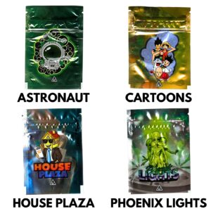 SMALL MYLAR BAGS 6X8cm 100PCS