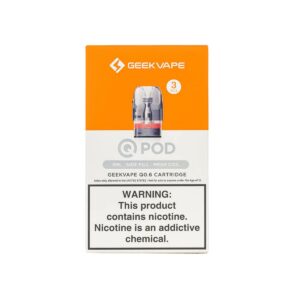 GEEKVAPE Q POD - SIDE FILL CARTRIDGE 3ML 3PCS [MSRP: $11.99]