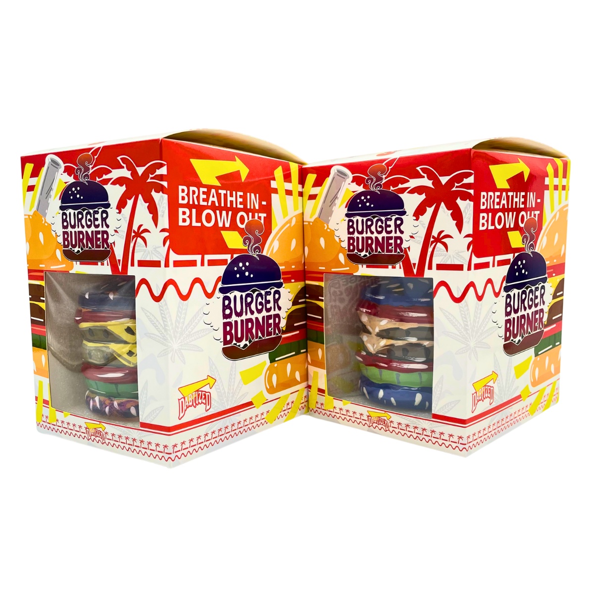 DABTIZED BURGER BURNER WATER PIPE 5" - Image 3