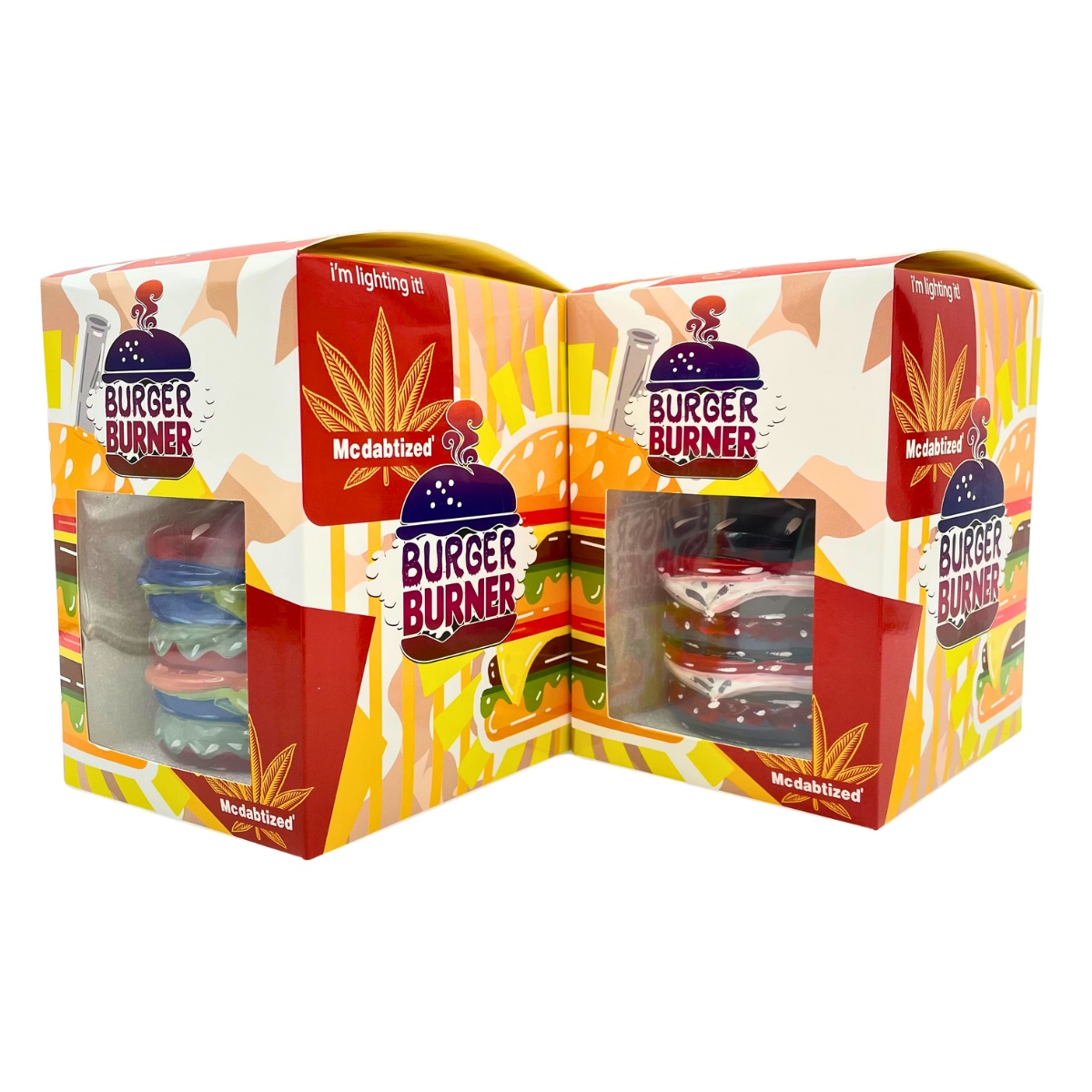 DABTIZED BURGER BURNER WATER PIPE 5" - Image 4