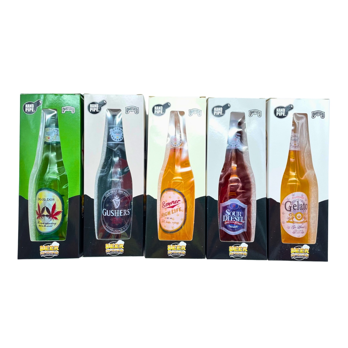 DABTIZED BEER BURNER HAND PIPE 5.5" - Image 3