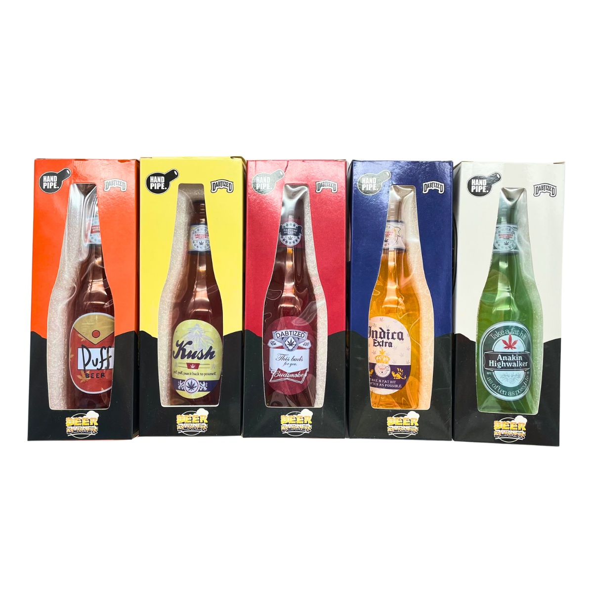 DABTIZED BEER BURNER HAND PIPE 5.5" - Image 4