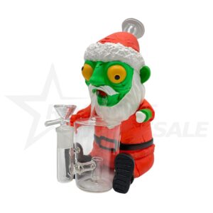 WATER PIPE 9" SANTA ZOMBIE [NO SHIPPING]