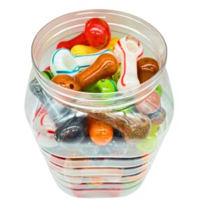 HELIOS GLASS SPOON PIPE JAR 2.5" 72PCS [NO SHIPPING]