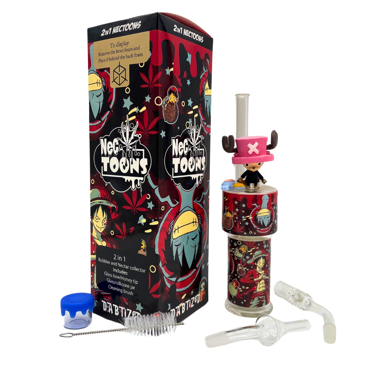 DABTIZED NECTOONS 2-IN-1 GLASS BUBBLER & NECTAR COLLECTOR - Image 6