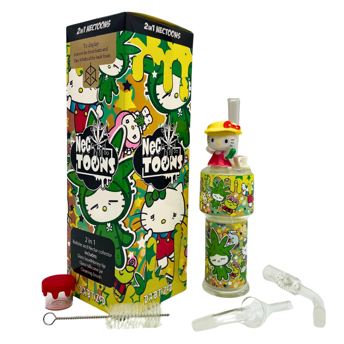 DABTIZED NECTOONS 2-IN-1 GLASS BUBBLER & NECTAR COLLECTOR - Image 7