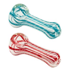 GLASS SPOON PIPE 2.5" 2PCS